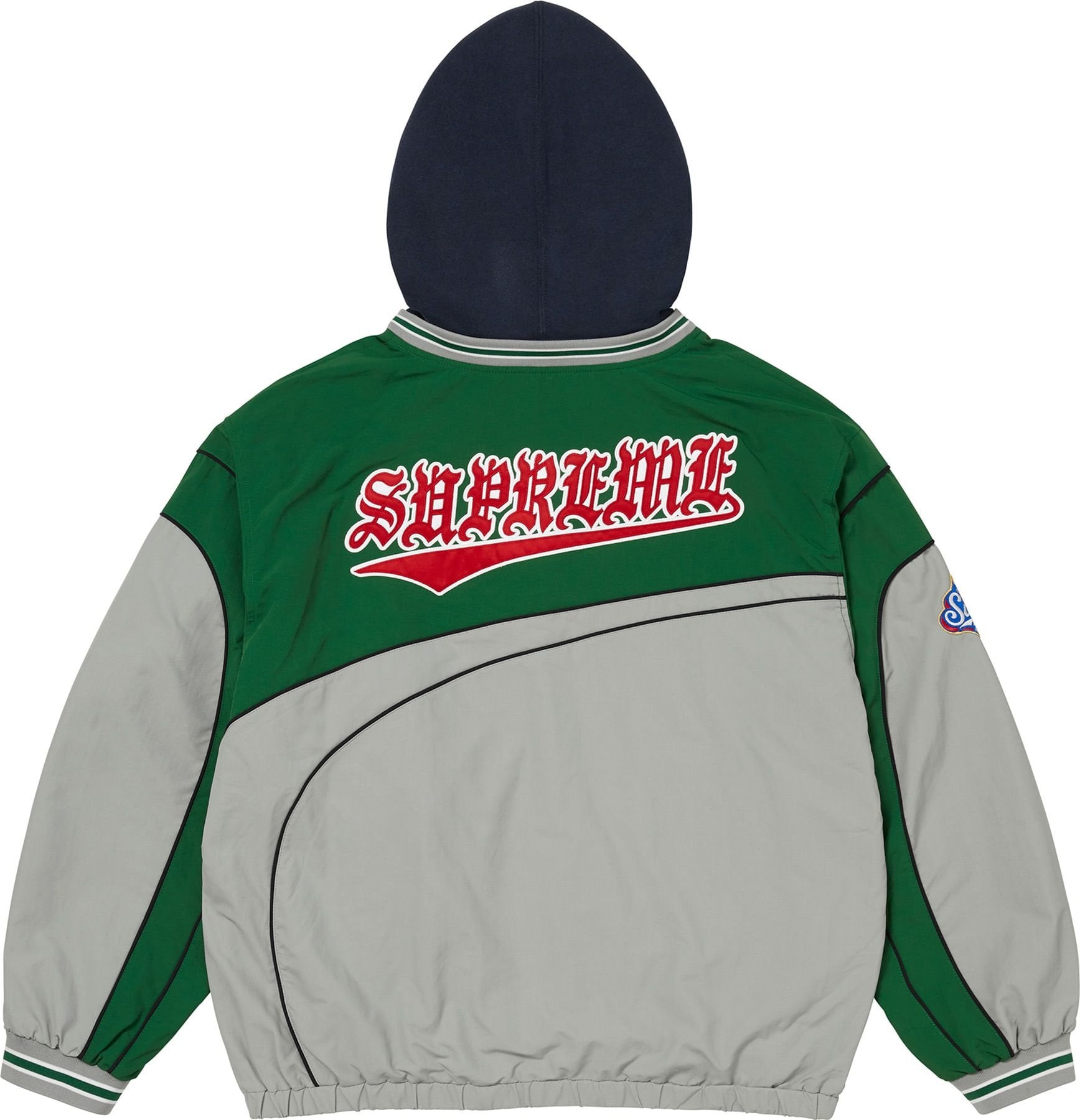 Hooded Warm Up Pullover view 3